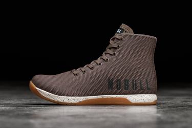 Nobull Superfabric High-Top Men's Trainers Brown | Australia (EM7943)